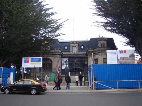 Trabajos de restauración exterior del museo