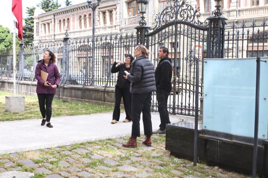 Visita de Andrea Muller y Nicole González.